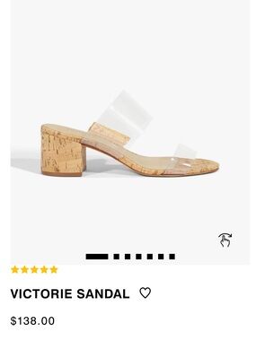 SCHUTZ Victorie Natural Cork Sandal Size 8.5